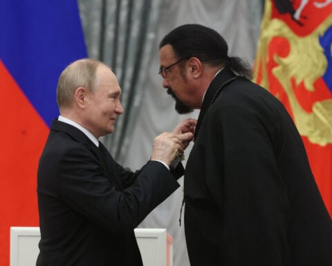 Steven Seagal, Candace Owens and Trump’s ballroom commissioner appear at Russia’s top economic forum