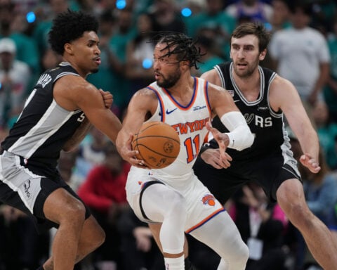NBA bans two fans for life after one runs onto court during Game 1, attempts selfie with Wemby