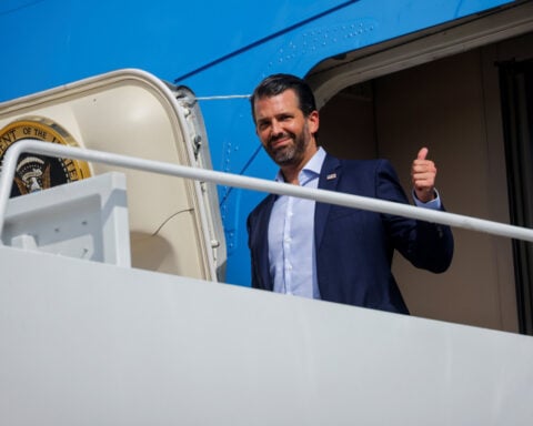 Trump Jr. talks crypto and geopolitics at business gathering in Switzerland