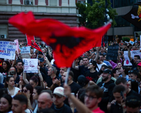 'Albania is not for sale', protesters say over Kushner-linked luxury resort near a protected wetland