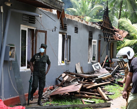 Unregistered Sri Lankan nursing home lies in ruins as toll from deadly fire rises to 13
