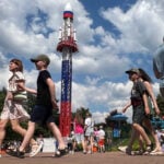Russian fun park launches 'Oreshnik' ride