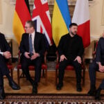 Macron, Starmer and Merz to meet Zelenskiy in London on June 7, Elysee says