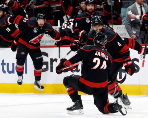 Hurricanes thriving in high-pressure playoff settings as Stanley Cup Final shifts West for Game 3