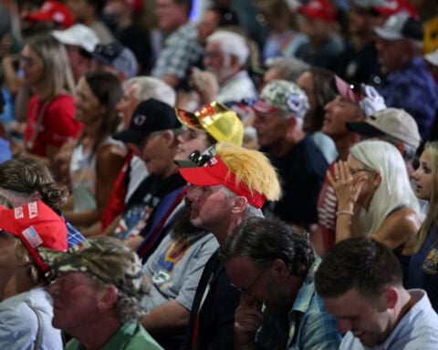 In a visit to farm country, Trump extols ‘beautiful fountains’ back in Washington