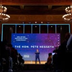 Hegseth, at D-Day event, says Europe faces 'invasion' of dangerous ideologies