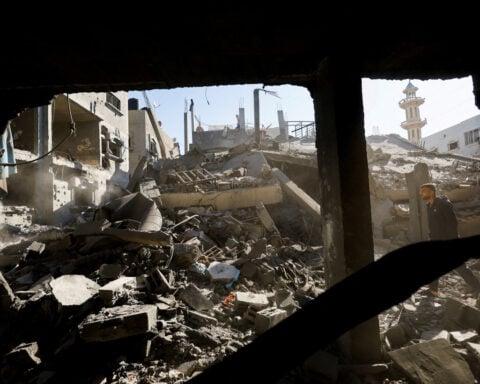 Israeli strike in Gaza kills seven people, including two women, medics say