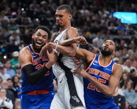 Knicks, up 2-0 in NBA Finals, say the job is far from over. And the Spurs aren't conceding anything