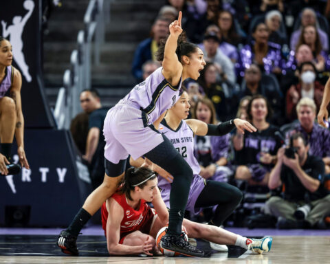 Caitlin Clark cheers for a 7-game NBA Finals, savoring 'great basketball'