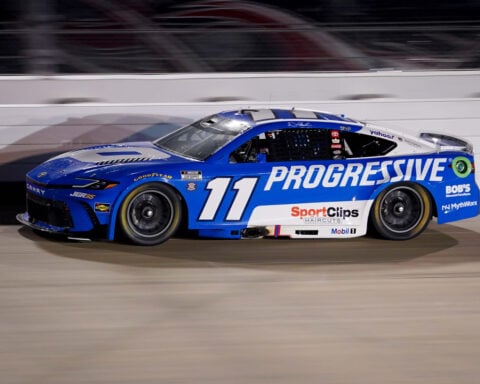 Denny Hamlin captures NASCAR pole at Michigan but expects to start at rear because of damage