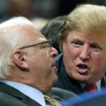 Donald Trump, Knicks fan, heads back to New York to root on his team