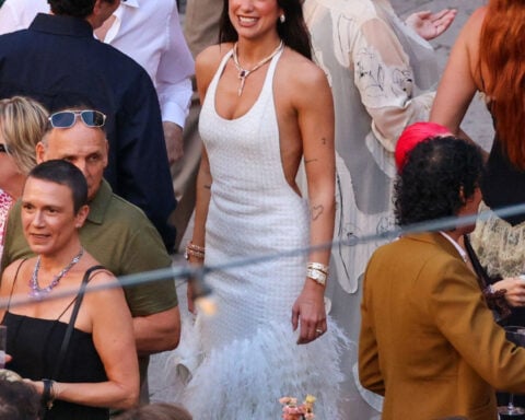 Dua Lipa and Callum Turner throw a big Italian wedding