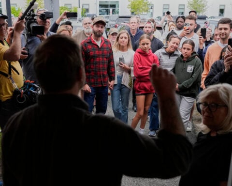 Graham Platner gets a lift from friendly Maine crowd after week of damage control in Senate campaign