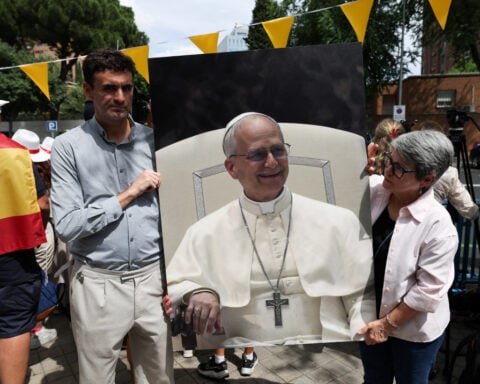 Leo tells Spain's Church to help abuse victims, as some protest over papal meeting