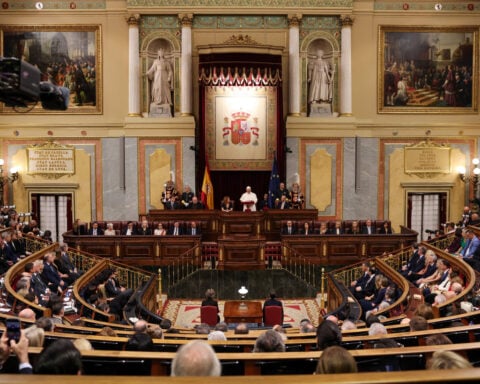 Pope Leo warns Spain's parliament the world is in 'profound' crisis