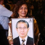 Peru's conservative Fujimori leads presidential vote in a tight race
