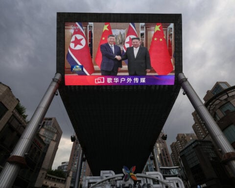 China's Xi vows unwavering support for North Korea's Kim in rare Pyongyang visit