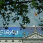 Pop-up art show takes over German president's residence before yearslong renovation