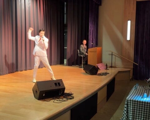 With jumpsuits, wigs and dance moves, these young boys and teens keep Elvis' legacy alive