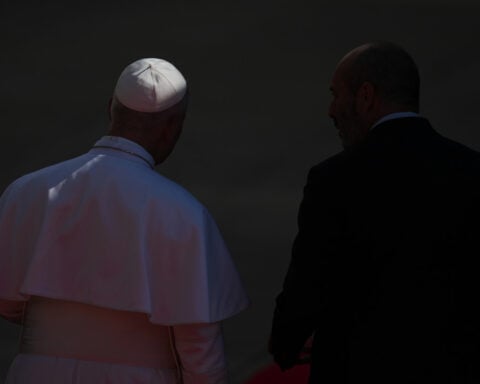 Pope meets with 6 clergy abuse survivors in Spain, hopes to improve response
