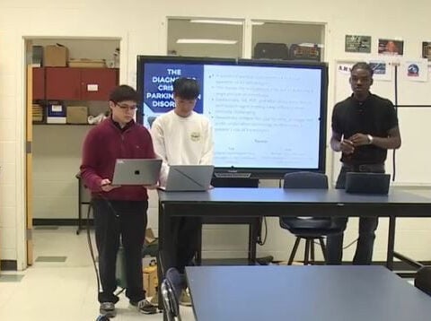 Atkins High School students create AI tool to diagnose Parkinson’s disease