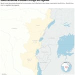 Congo's Ebola outbreak rises to 100 deaths out of 550 cases as conflict slows response