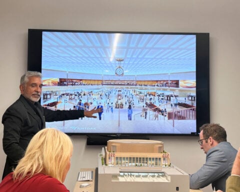 New York's busiest train station to get $8 billion remodel with columns, sunlight and Trump's name