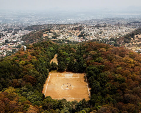In Mexico, soccer is played wherever space permits