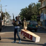 Protester shot at demonstration against US Ebola facility in Kenya