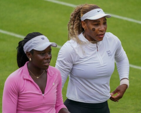 Serena returns: Williams begins her comeback in doubles at Queen's Club