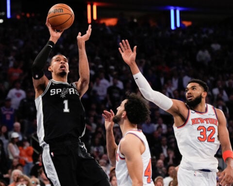 Victor Wembanyama and the Spurs are undaunted on the road at the Knicks in the NBA Finals