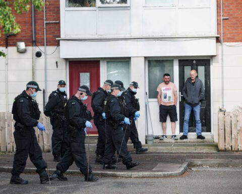 Northern Ireland police appeal for calm after 'barbaric' knife attack sparks anger