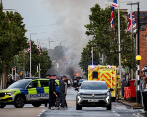 Anti-immigrant protests flare up across Belfast after knife attack