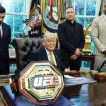 Trump family promotes coins commemorating White House UFC fight