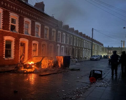 Anti-immigrant protests flare up across Belfast after knife attack