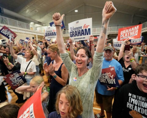 The Latest: Platner clinches Democratic nomination for US Senate in Maine