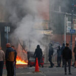 Stabbing suspect due in court after night of anti-immigrant protests in Northern Ireland