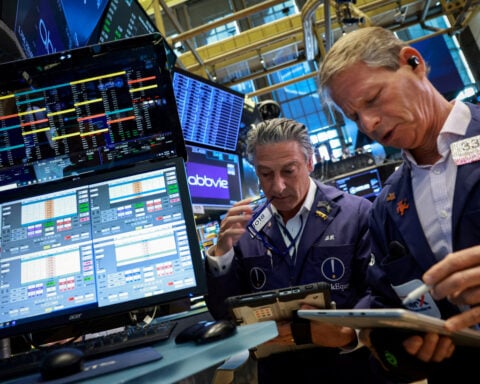 Wall St dips as tech declines, Middle East tensions mount