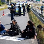 Protesters disrupt start of German air industry showcase
