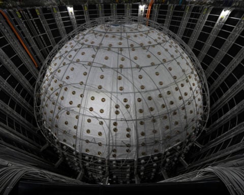 An underground detector in China unveils its first major findings about mysterious ghost particles