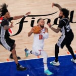 Knicks and Spurs set for Game 4 of an NBA Finals that have belonged to the road teams