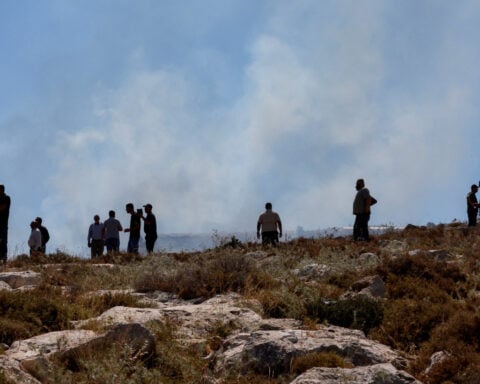 Israeli settlers impeded firefighting near Christian West Bank village, Palestinians say