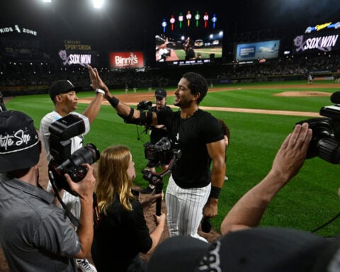 White Sox rookie Braden Montgomery hasn't calmed down after his historic walk-off MLB debut