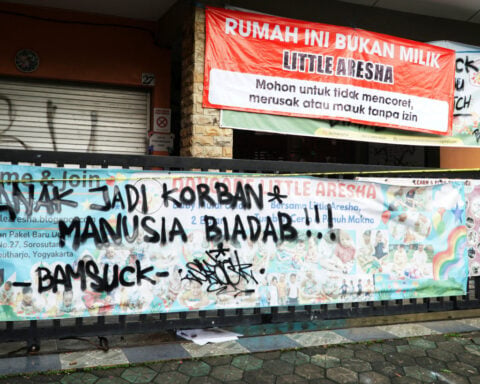 Outcry in Indonesia after police find toddlers tied up at daycare centre