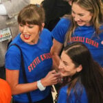 Taylor Swift attends Spurs-Knicks NBA Finals Game 4 at Madison Square Garden