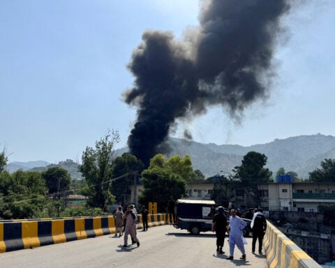 Pakistan says all aboard military helicopter killed in crash in Pakistani Kashmir