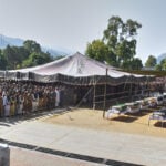 A mass funeral is held for 22 Pakistani soldiers who died in a helicopter crash in Kashmir