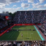 Serena Williams' comeback at the Queen's Club is over after injury to doubles partner