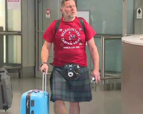 Scotland World Cup fans arrive in Boston, say they ran out of beer on flight: "I'm going to find Cheers"