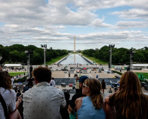 Get a first look at UFC 'octagon' on White House lawn